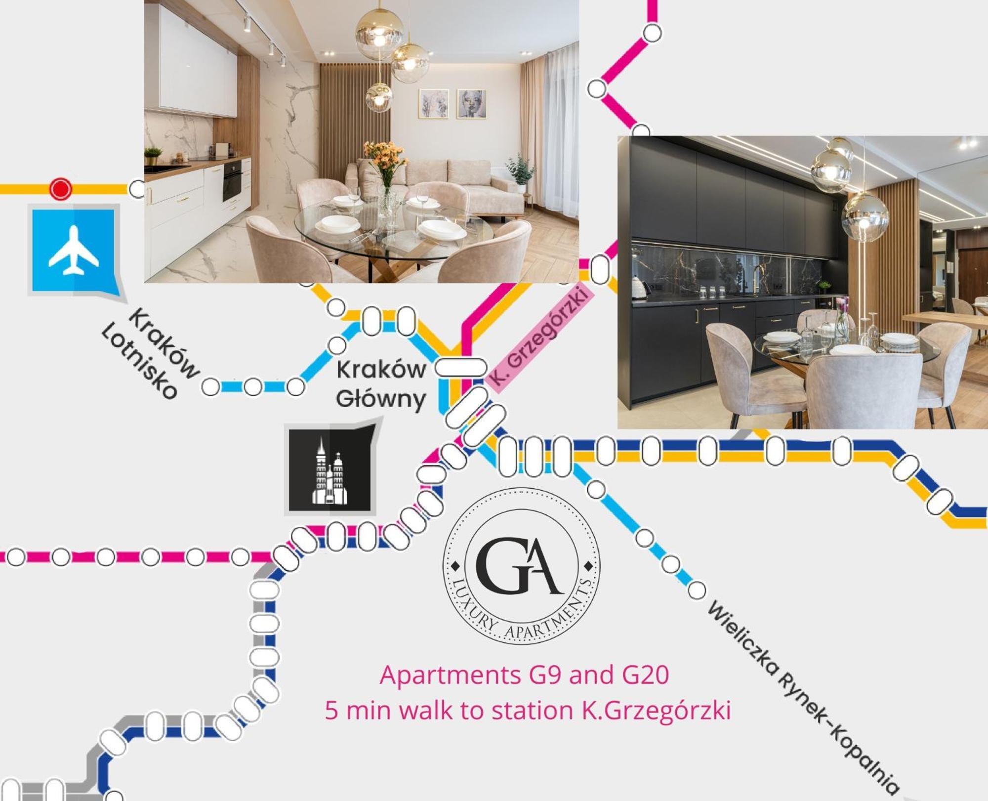 Ga Luxury Apartments G20 Krakow Bagian luar foto